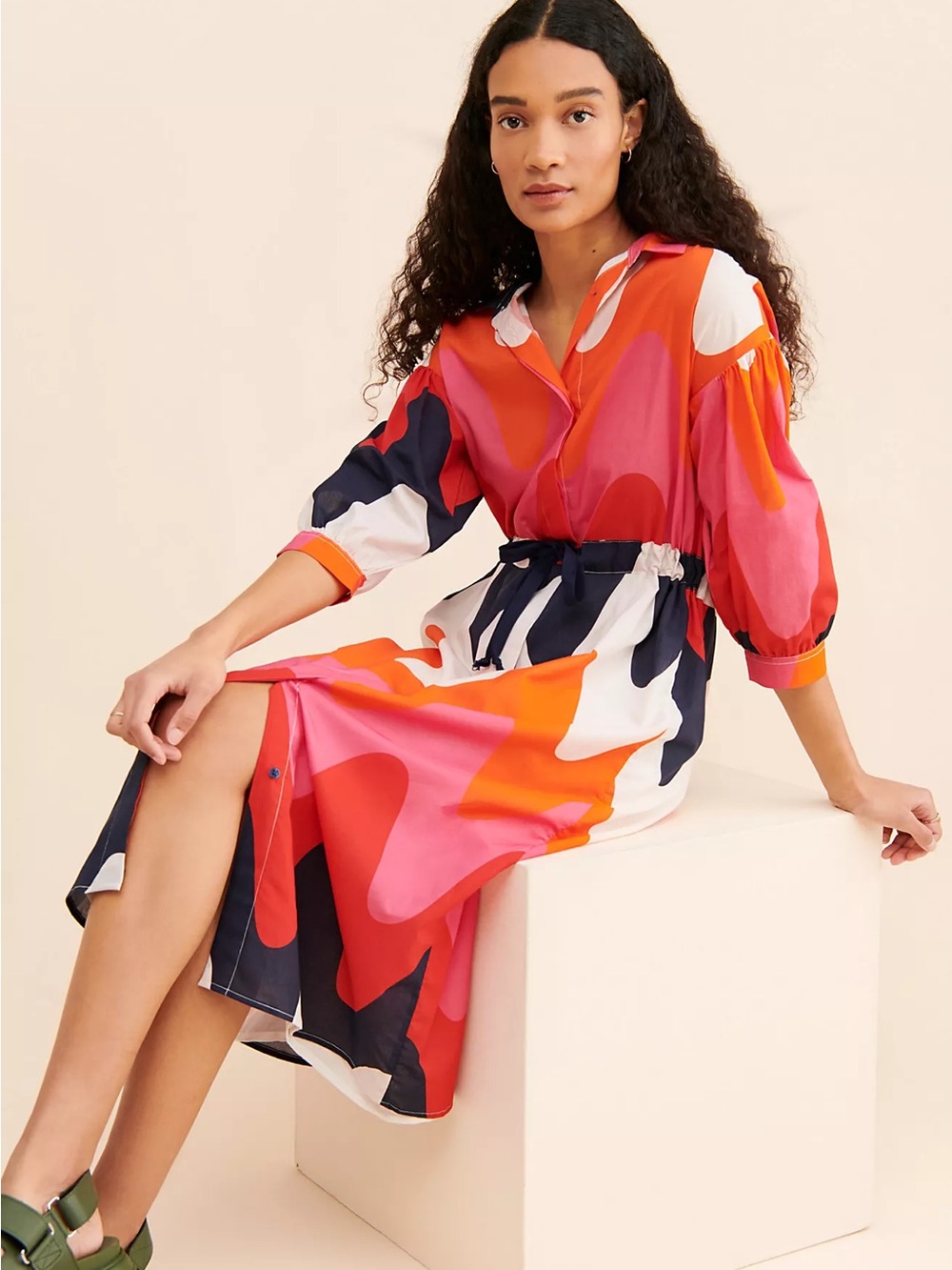 Vilagallo Lipa Midi Dress size 2